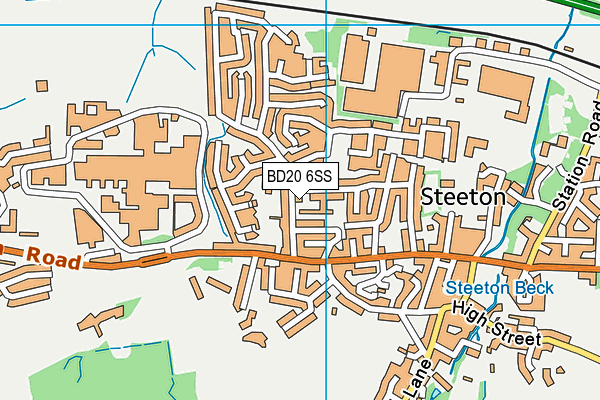 BD20 6SS map - OS VectorMap District (Ordnance Survey)