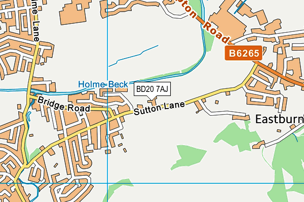 Royd Hill map (BD20 7AJ) - OS VectorMap District (Ordnance Survey)