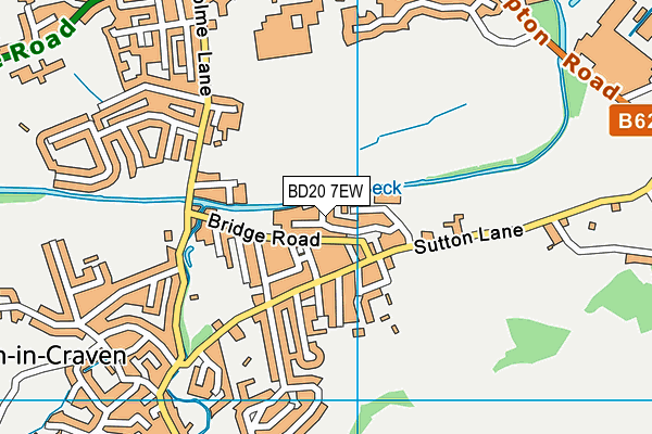 Map of D.E. PROPERTY LETS LTD at district scale