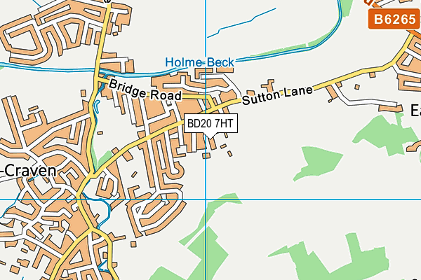 BD20 7HT map - OS VectorMap District (Ordnance Survey)