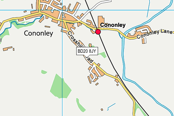 BD20 8JY map - OS VectorMap District (Ordnance Survey)