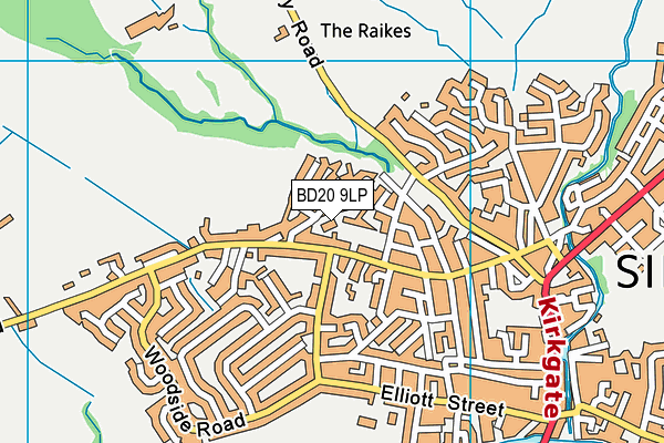 BD20 9LP map - OS VectorMap District (Ordnance Survey)