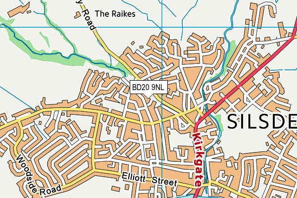 Map of NORTHERN MECHANICAL SERVICES LTD at district scale