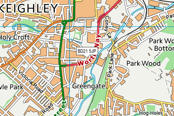 Map of HYBRID CARS (YORKSHIRE) LIMITED at district scale