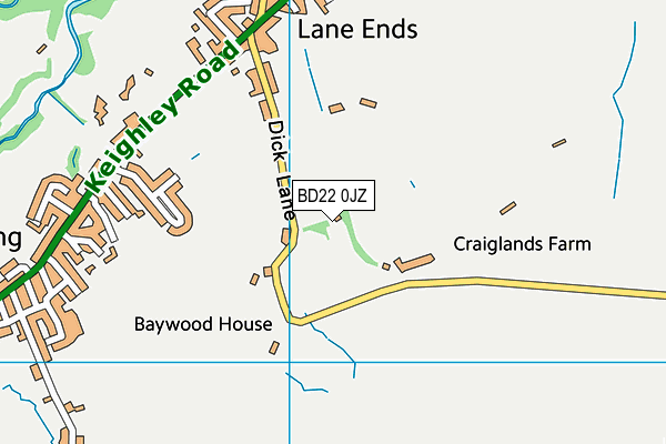 Map of CRAIGLANDS PROPERTIES LTD at district scale
