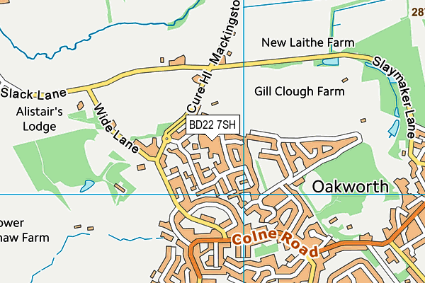 Map of PAUL IAN UNDERWOOD LTD at district scale