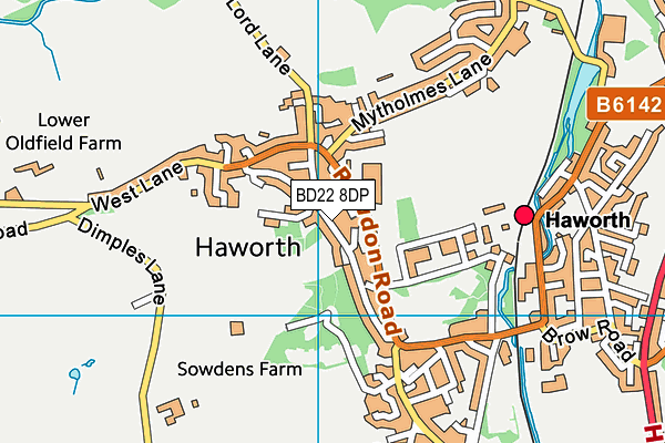 Map of HAWORTH MENSWEAR AND LADIESWEAR LIMITED at district scale