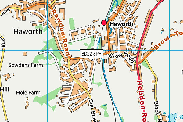Map of DAVID WOOTTON LTD at district scale