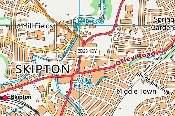 Map of AWB CHARLESWORTH SOLICITORS LIMITED at district scale
