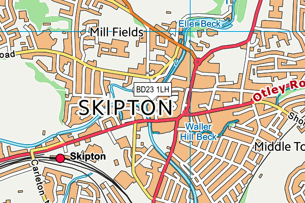 Map of THE BOAT HOUSE (SKIPTON) LTD at district scale