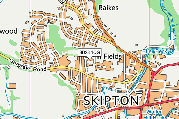 Map of GAINSBOROUGH COURT MANAGEMENT SKIPTON LIMITED at district scale
