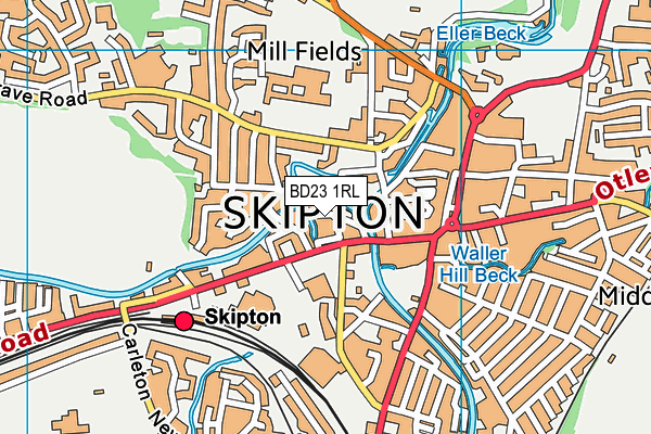 Map of ULTRAVIOLET (SKIPTON) LIMITED at district scale