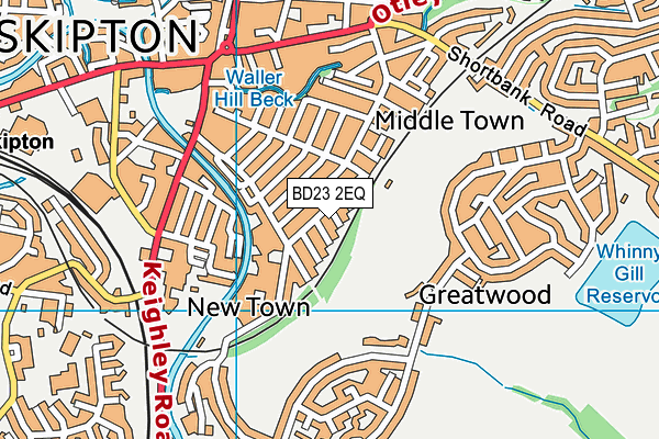 Map of SKIPTON IT SERVICES LIMITED at district scale