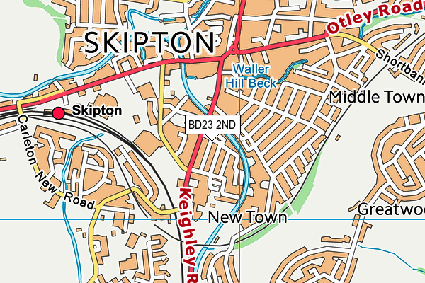 Map of HIGHFIELD HOUSE (SKIPTON) LIMITED at district scale