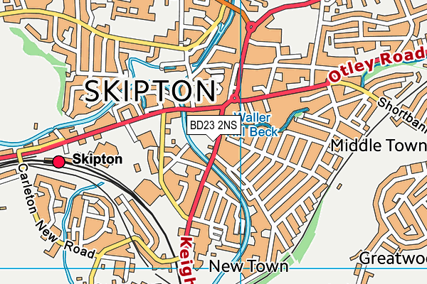 Map of THE FLEECE (SKIPTON) LTD at district scale