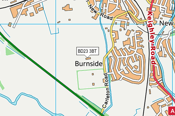 BD23 3BT map - OS VectorMap District (Ordnance Survey)