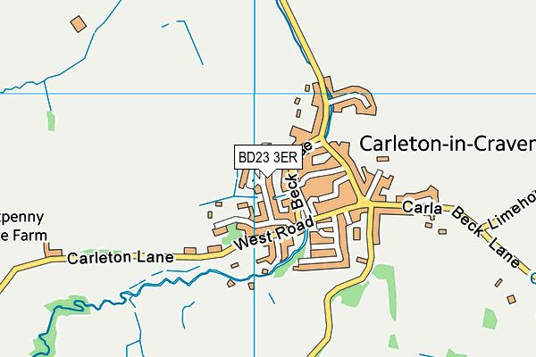 Map of MARY CARTLIDGE ISW LIMITED at district scale