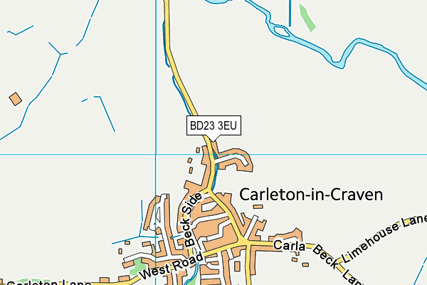 BD23 3EU map - OS VectorMap District (Ordnance Survey)