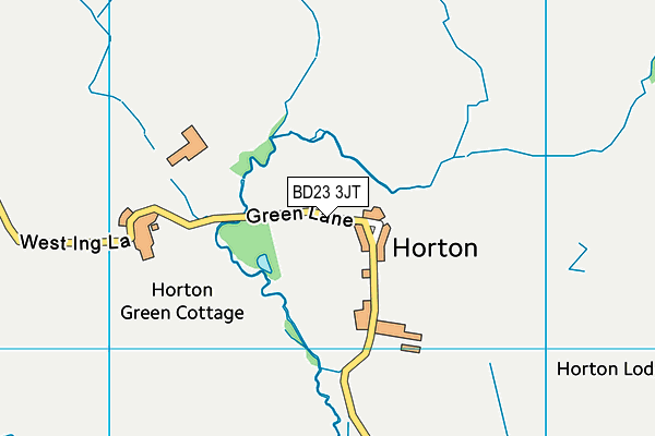 BD23 3JT map - OS VectorMap District (Ordnance Survey)