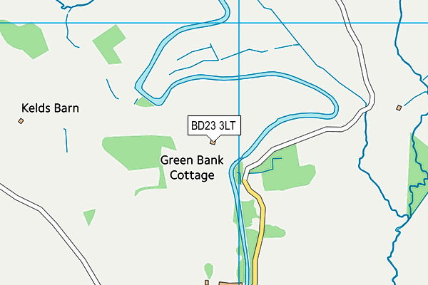 BD23 3LT map - OS VectorMap District (Ordnance Survey)