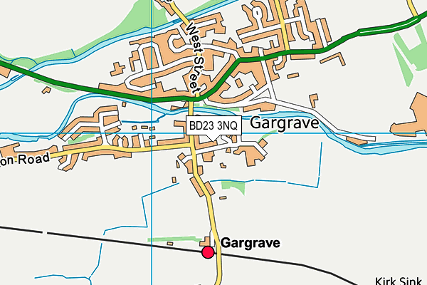 BD23 3NQ map - OS VectorMap District (Ordnance Survey)