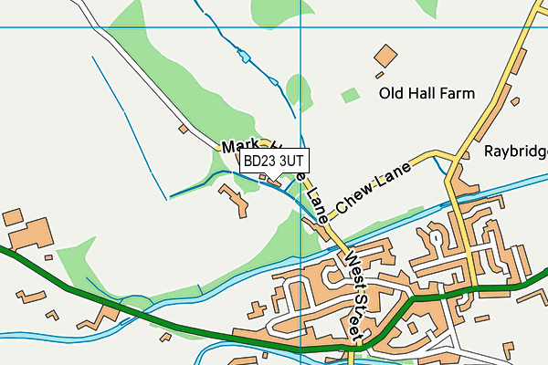 BD23 3UT map - OS VectorMap District (Ordnance Survey)