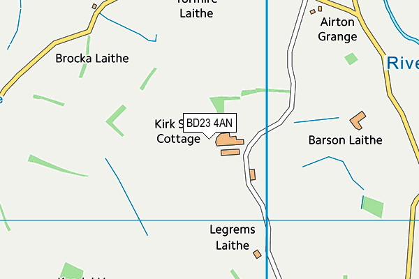 BD23 4AN map - OS VectorMap District (Ordnance Survey)