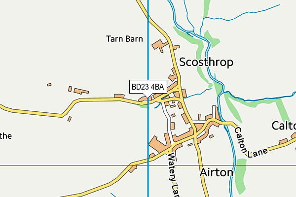 BD23 4BA map - OS VectorMap District (Ordnance Survey)