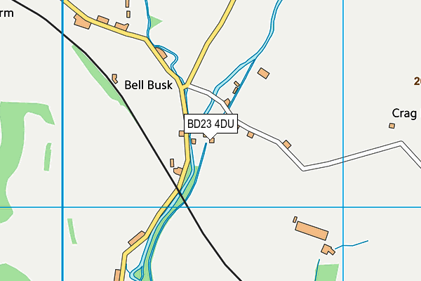 BD23 4DU map - OS VectorMap District (Ordnance Survey)