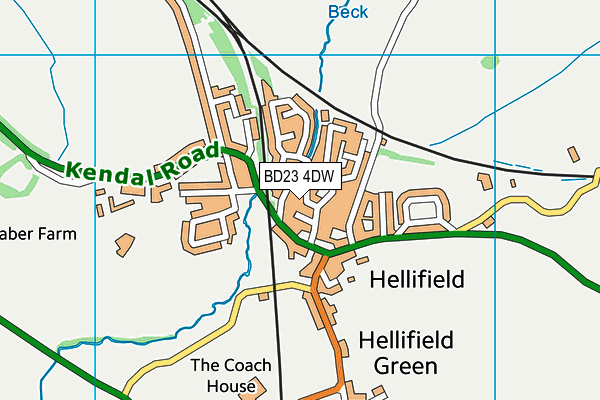 Map of HELLIFIELD OFFICE SUPPLIES UK LTD at district scale