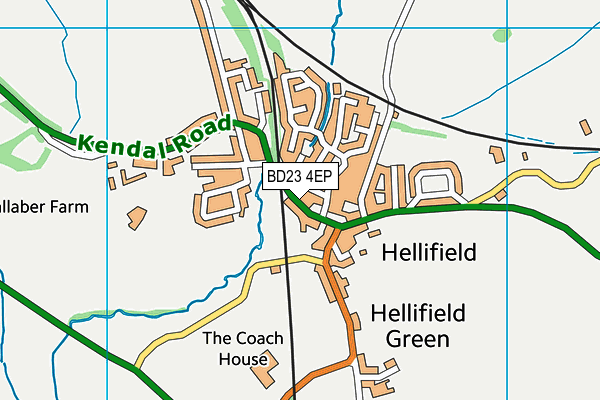 BD23 4EP map - OS VectorMap District (Ordnance Survey)