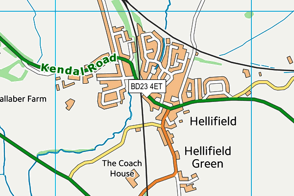 Map of H'S OF HELLIFIELD LIMITED at district scale