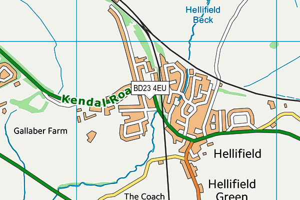 BD23 4EU map - OS VectorMap District (Ordnance Survey)