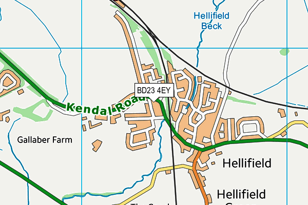 BD23 4EY map - OS VectorMap District (Ordnance Survey)