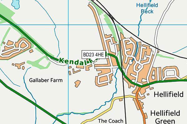 BD23 4HE map - OS VectorMap District (Ordnance Survey)