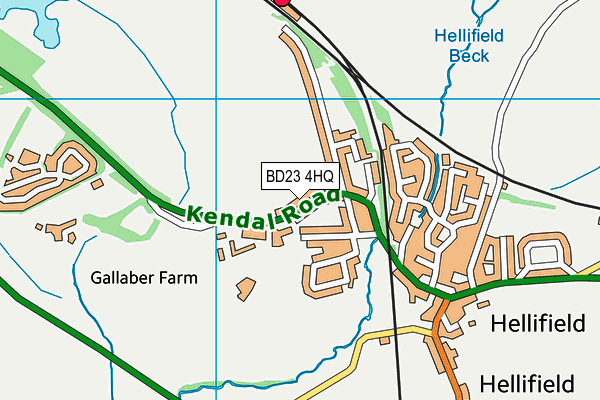 BD23 4HQ map - OS VectorMap District (Ordnance Survey)