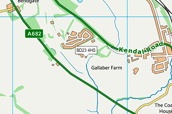 BD23 4HS map - OS VectorMap District (Ordnance Survey)