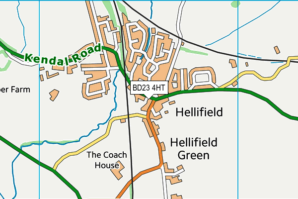 BD23 4HT map - OS VectorMap District (Ordnance Survey)