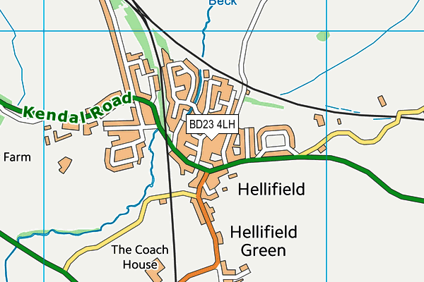 BD23 4LH map - OS VectorMap District (Ordnance Survey)