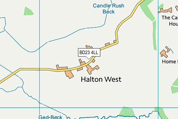 BD23 4LL map - OS VectorMap District (Ordnance Survey)