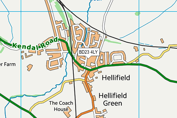 BD23 4LY map - OS VectorMap District (Ordnance Survey)