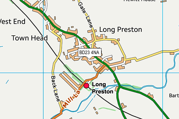 BD23 4NA map - OS VectorMap District (Ordnance Survey)