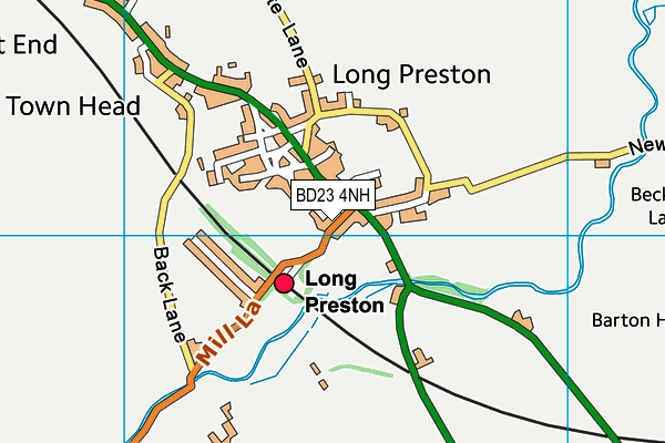 BD23 4NH map - OS VectorMap District (Ordnance Survey)