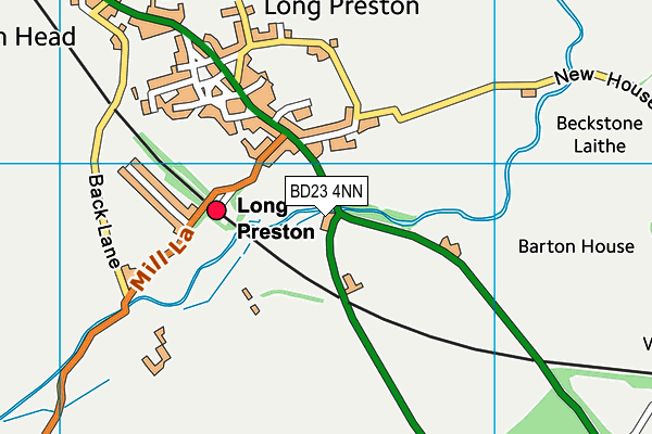 BD23 4NN map - OS VectorMap District (Ordnance Survey)