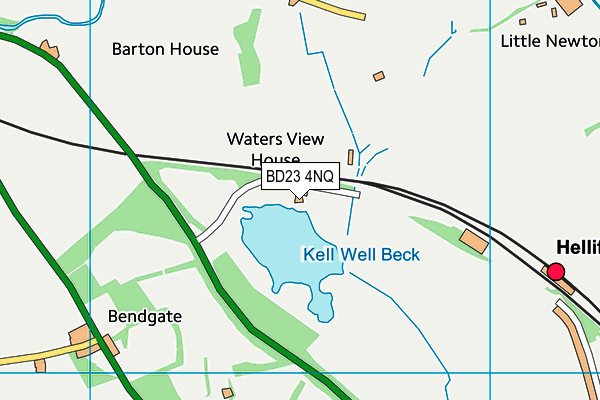 BD23 4NQ map - OS VectorMap District (Ordnance Survey)