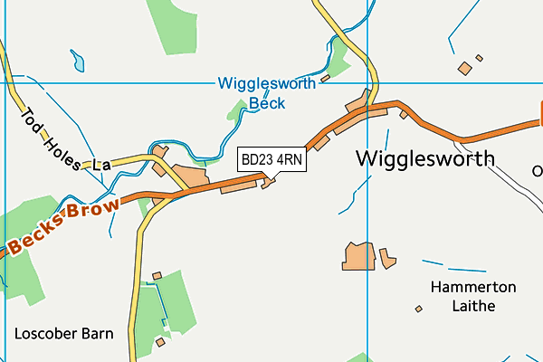 BD23 4RN map - OS VectorMap District (Ordnance Survey)