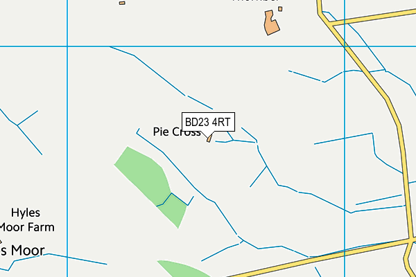 BD23 4RT map - OS VectorMap District (Ordnance Survey)