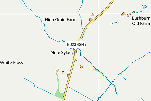 BD23 4SN map - OS VectorMap District (Ordnance Survey)
