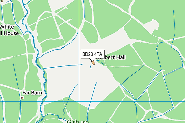 BD23 4TA map - OS VectorMap District (Ordnance Survey)