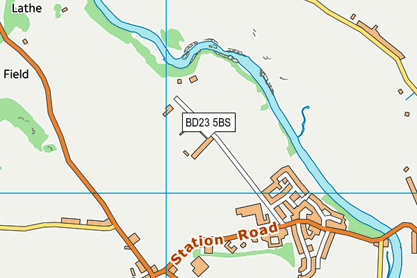 Upper Wharfedale School map (BD23 5BS) - OS VectorMap District (Ordnance Survey)